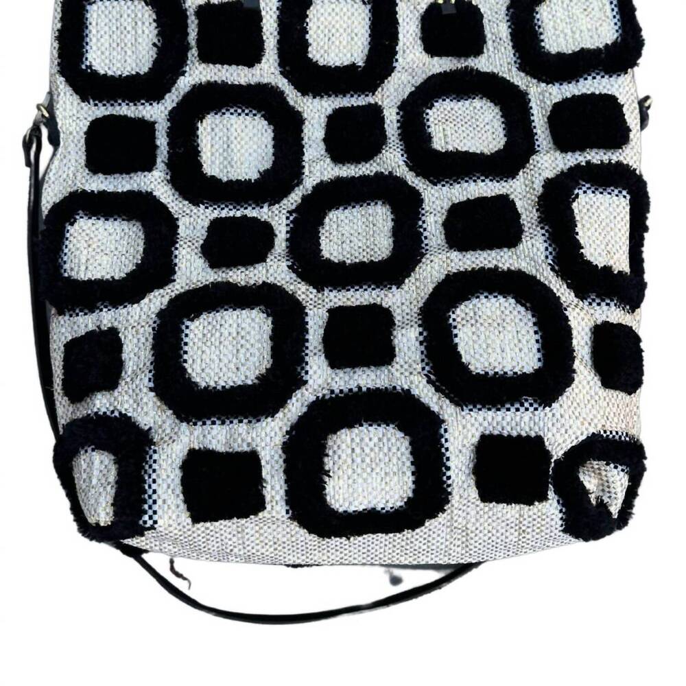 NEW EN SHALLA women's embroidery crossbody bag in black
